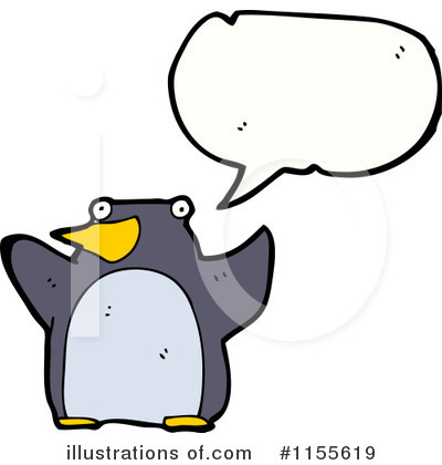 Royalty-Free (RF) Penguin Clipart Illustration by lineartestpilot - Stock Sample #1155619