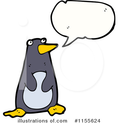 Royalty-Free (RF) Penguin Clipart Illustration by lineartestpilot - Stock Sample #1155624