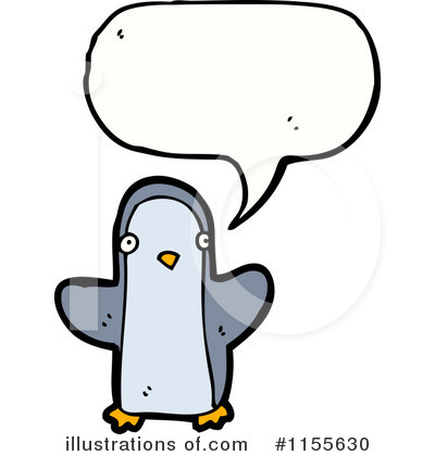 Royalty-Free (RF) Penguin Clipart Illustration by lineartestpilot - Stock Sample #1155630