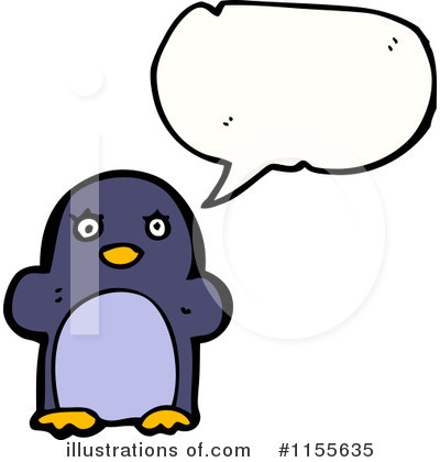 Royalty-Free (RF) Penguin Clipart Illustration by lineartestpilot - Stock Sample #1155635