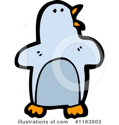 Royalty-Free (RF) Penguin Clipart Illustration by lineartestpilot - Stock Sample #1163003