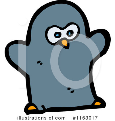 Royalty-Free (RF) Penguin Clipart Illustration by lineartestpilot - Stock Sample #1163017
