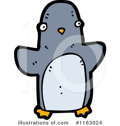 Royalty-Free (RF) Penguin Clipart Illustration by lineartestpilot - Stock Sample #1163024