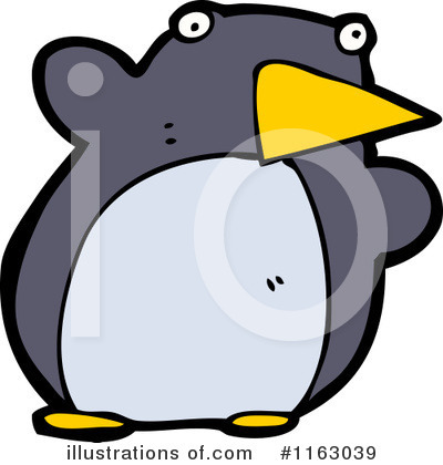 Royalty-Free (RF) Penguin Clipart Illustration by lineartestpilot - Stock Sample #1163039