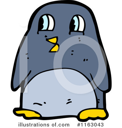 Royalty-Free (RF) Penguin Clipart Illustration by lineartestpilot - Stock Sample #1163043