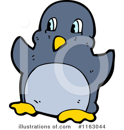 Royalty-Free (RF) Penguin Clipart Illustration by lineartestpilot - Stock Sample #1163044