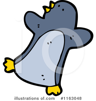 Royalty-Free (RF) Penguin Clipart Illustration by lineartestpilot - Stock Sample #1163048