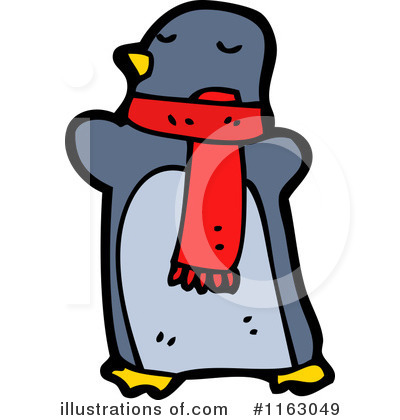 Royalty-Free (RF) Penguin Clipart Illustration by lineartestpilot - Stock Sample #1163049