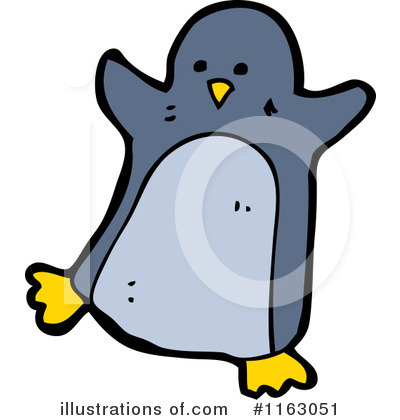 Royalty-Free (RF) Penguin Clipart Illustration by lineartestpilot - Stock Sample #1163051