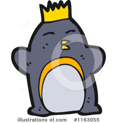 Royalty-Free (RF) Penguin Clipart Illustration by lineartestpilot - Stock Sample #1163055