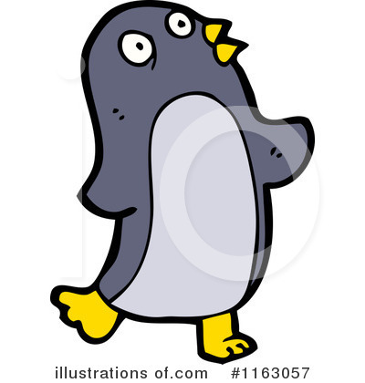 Royalty-Free (RF) Penguin Clipart Illustration by lineartestpilot - Stock Sample #1163057