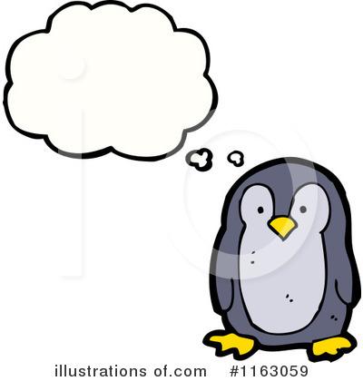 Royalty-Free (RF) Penguin Clipart Illustration by lineartestpilot - Stock Sample #1163059