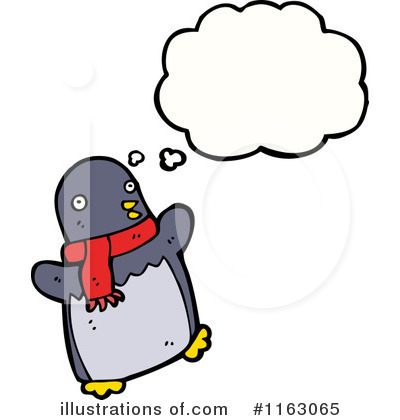 Royalty-Free (RF) Penguin Clipart Illustration by lineartestpilot - Stock Sample #1163065