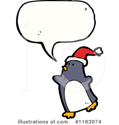 Royalty-Free (RF) Penguin Clipart Illustration by lineartestpilot - Stock Sample #1163074
