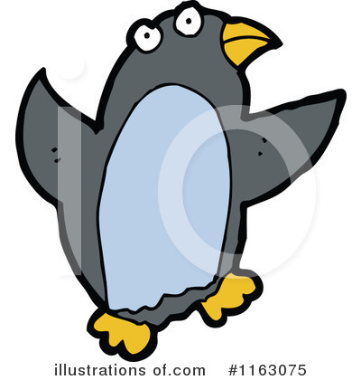 Royalty-Free (RF) Penguin Clipart Illustration by lineartestpilot - Stock Sample #1163075