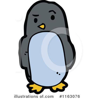 Royalty-Free (RF) Penguin Clipart Illustration by lineartestpilot - Stock Sample #1163076