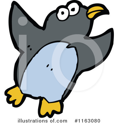 Royalty-Free (RF) Penguin Clipart Illustration by lineartestpilot - Stock Sample #1163080