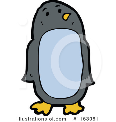 Royalty-Free (RF) Penguin Clipart Illustration by lineartestpilot - Stock Sample #1163081