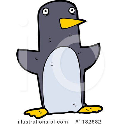 Royalty-Free (RF) Penguin Clipart Illustration by lineartestpilot - Stock Sample #1182682