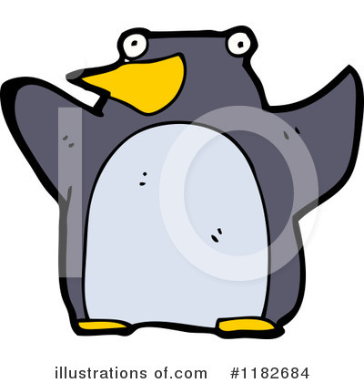 Royalty-Free (RF) Penguin Clipart Illustration by lineartestpilot - Stock Sample #1182684