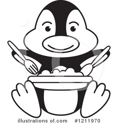 Royalty-Free (RF) Penguin Clipart Illustration by Lal Perera - Stock Sample #1211970
