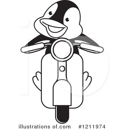 Scooter Clipart #1211974 by Lal Perera