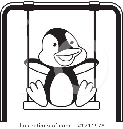 Royalty-Free (RF) Penguin Clipart Illustration by Lal Perera - Stock Sample #1211976