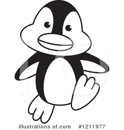 Royalty-Free (RF) Penguin Clipart Illustration by Lal Perera - Stock Sample #1211977