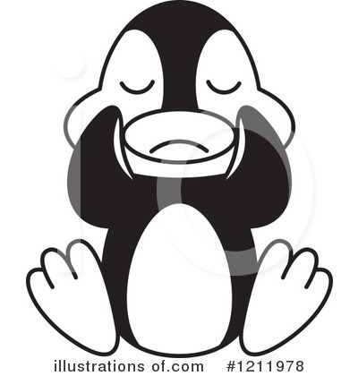 Royalty-Free (RF) Penguin Clipart Illustration by Lal Perera - Stock Sample #1211978