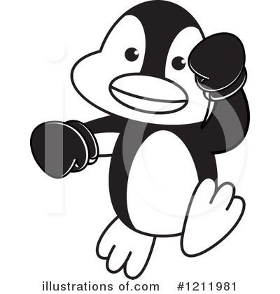 Royalty-Free (RF) Penguin Clipart Illustration by Lal Perera - Stock Sample #1211981