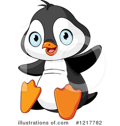 Royalty-Free (RF) Penguin Clipart Illustration by Pushkin - Stock Sample #1217782