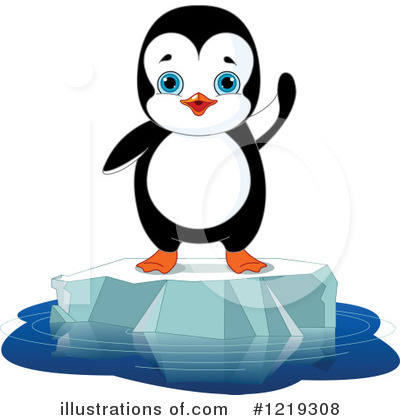 Royalty-Free (RF) Penguin Clipart Illustration by Pushkin - Stock Sample #1219308