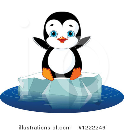 Royalty-Free (RF) Penguin Clipart Illustration by Pushkin - Stock Sample #1222246