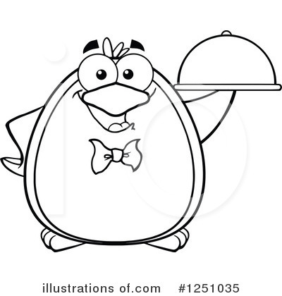 Royalty-Free (RF) Penguin Clipart Illustration by Hit Toon - Stock Sample #1251035