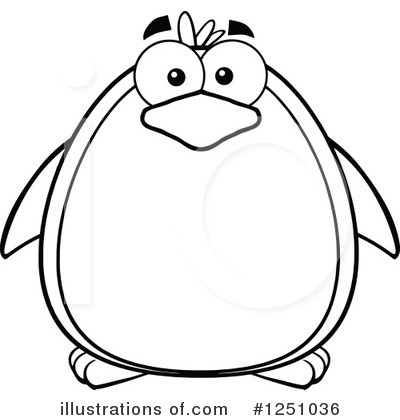 Royalty-Free (RF) Penguin Clipart Illustration by Hit Toon - Stock Sample #1251036