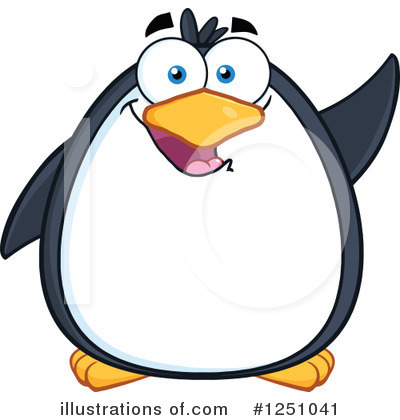 Royalty-Free (RF) Penguin Clipart Illustration by Hit Toon - Stock Sample #1251041