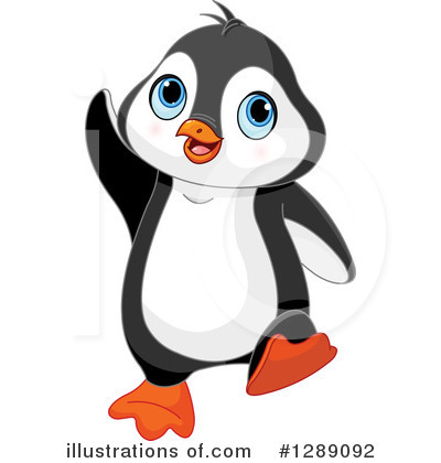 Royalty-Free (RF) Penguin Clipart Illustration by Pushkin - Stock Sample #1289092