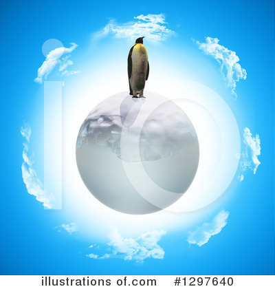 Penguin Clipart #1297640 by KJ Pargeter