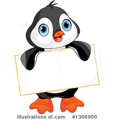 Royalty-Free (RF) Penguin Clipart Illustration by Pushkin - Stock Sample #1306900