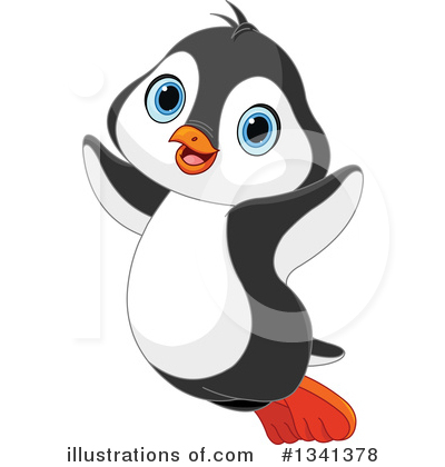 Royalty-Free (RF) Penguin Clipart Illustration by Pushkin - Stock Sample #1341378