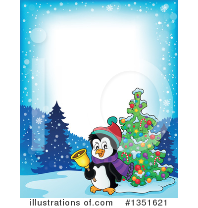 Royalty-Free (RF) Penguin Clipart Illustration by visekart - Stock Sample #1351621
