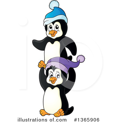 Penguin Clipart #1365906 by visekart