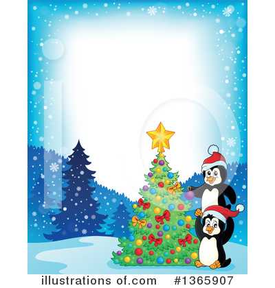 Royalty-Free (RF) Penguin Clipart Illustration by visekart - Stock Sample #1365907