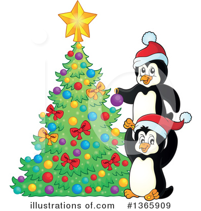 Christmas Tree Clipart #1365909 by visekart