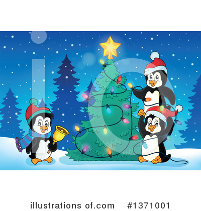 Royalty-Free (RF) Penguin Clipart Illustration by visekart - Stock Sample #1371001