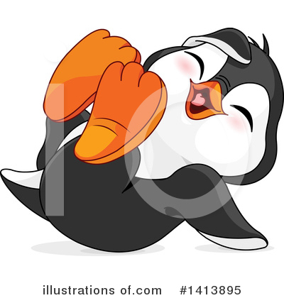 Royalty-Free (RF) Penguin Clipart Illustration by Pushkin - Stock Sample #1413895