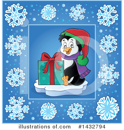 Royalty-Free (RF) Penguin Clipart Illustration by visekart - Stock Sample #1432794