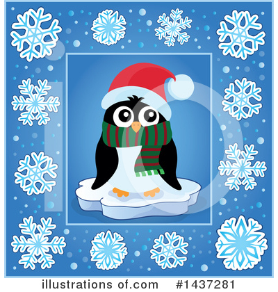 Royalty-Free (RF) Penguin Clipart Illustration by visekart - Stock Sample #1437281