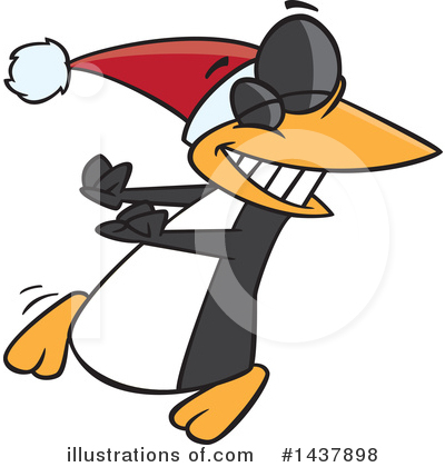 Royalty-Free (RF) Penguin Clipart Illustration by toonaday - Stock Sample #1437898