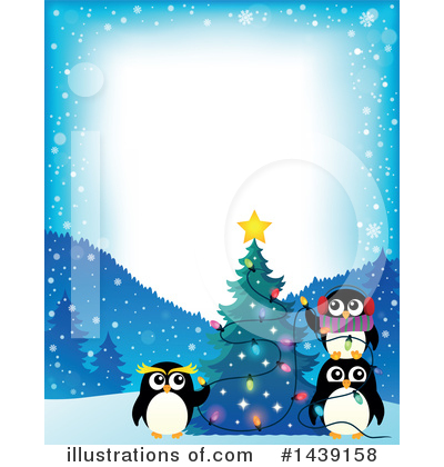 Royalty-Free (RF) Penguin Clipart Illustration by visekart - Stock Sample #1439158